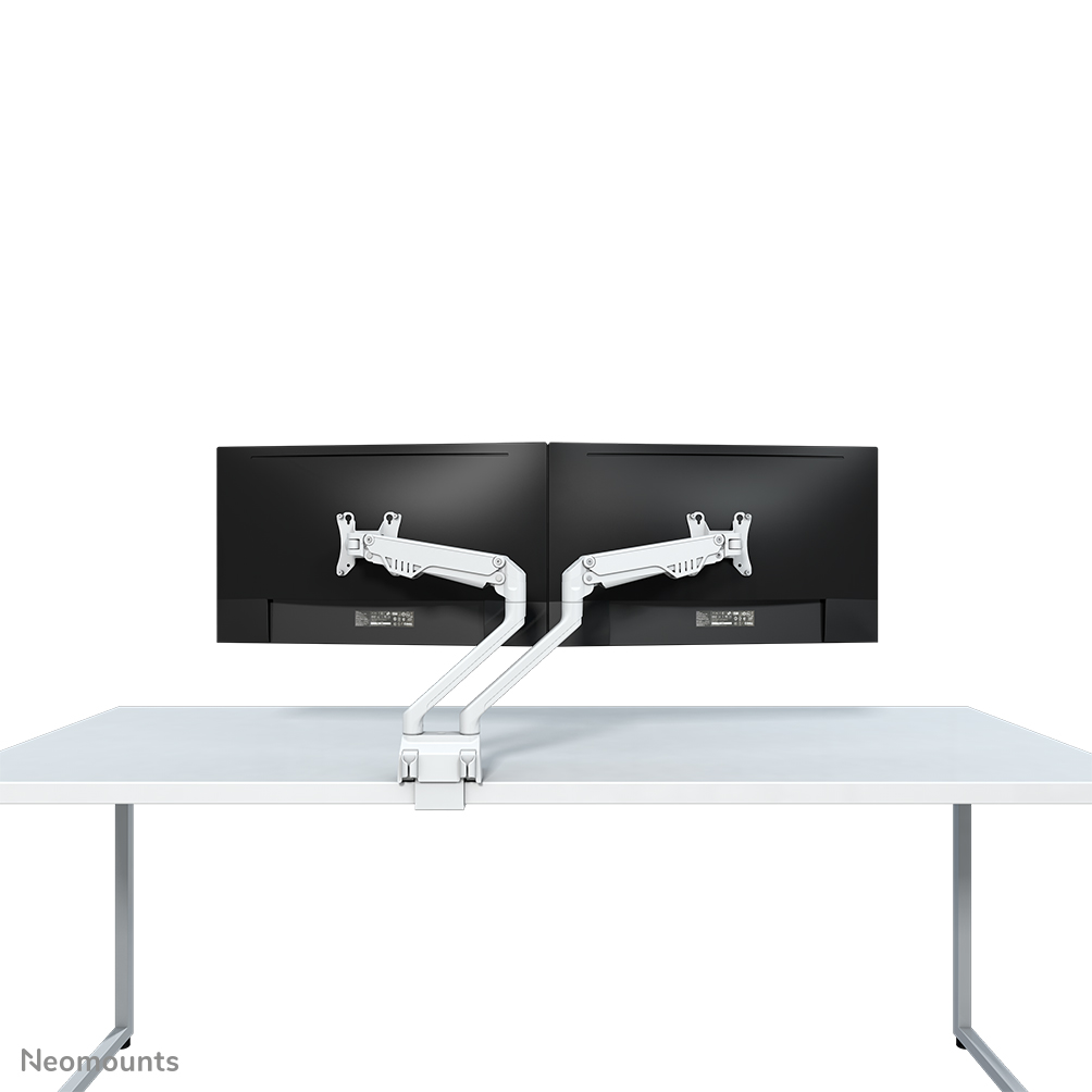 Neomounts FPMA-D750DWHITE Monitor arm 10-32" - gas spring - Topfix